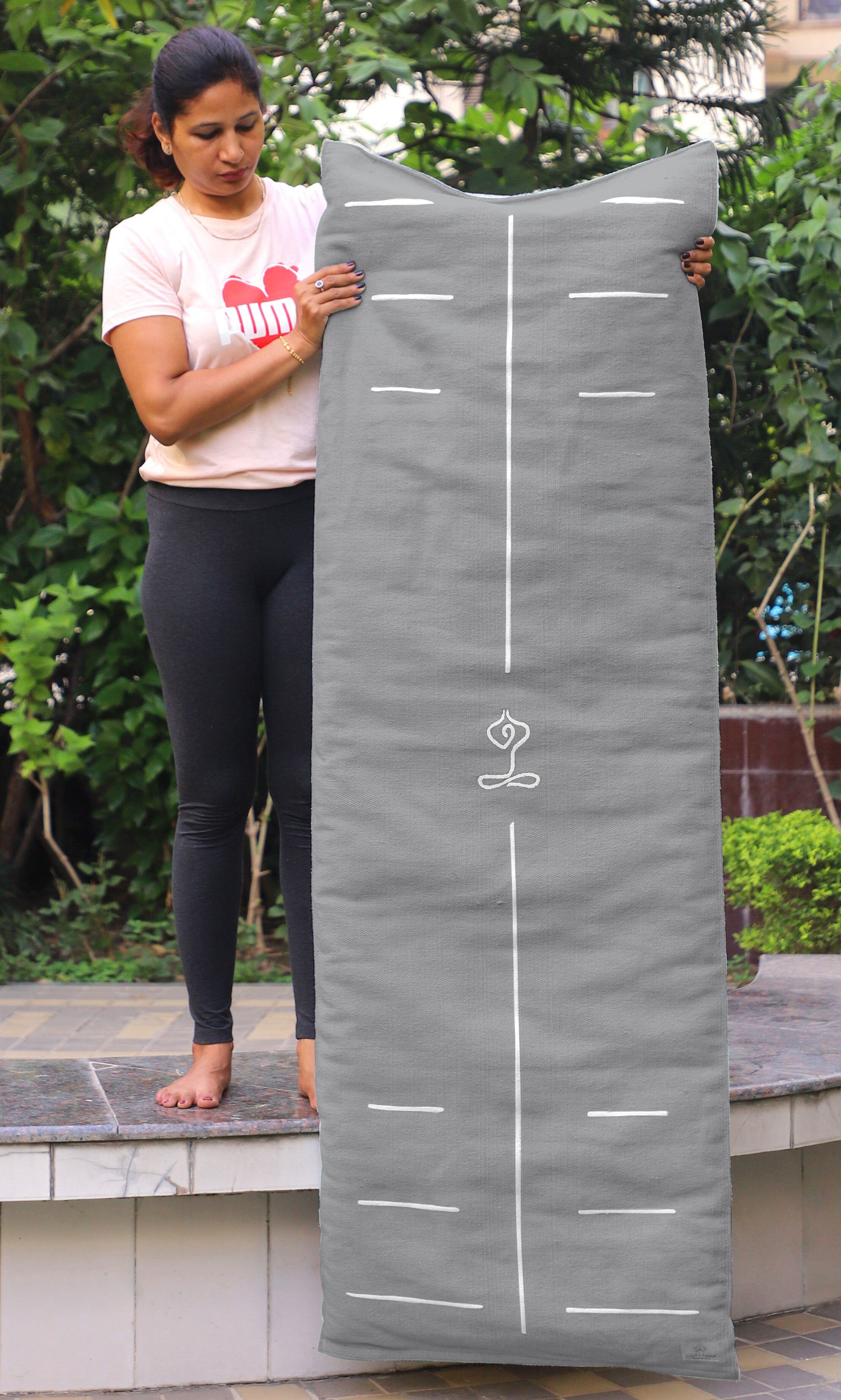 Restorative Multifunctional Organic Cotton Yoga Mat for Knee & Joint P -  YogaKargha