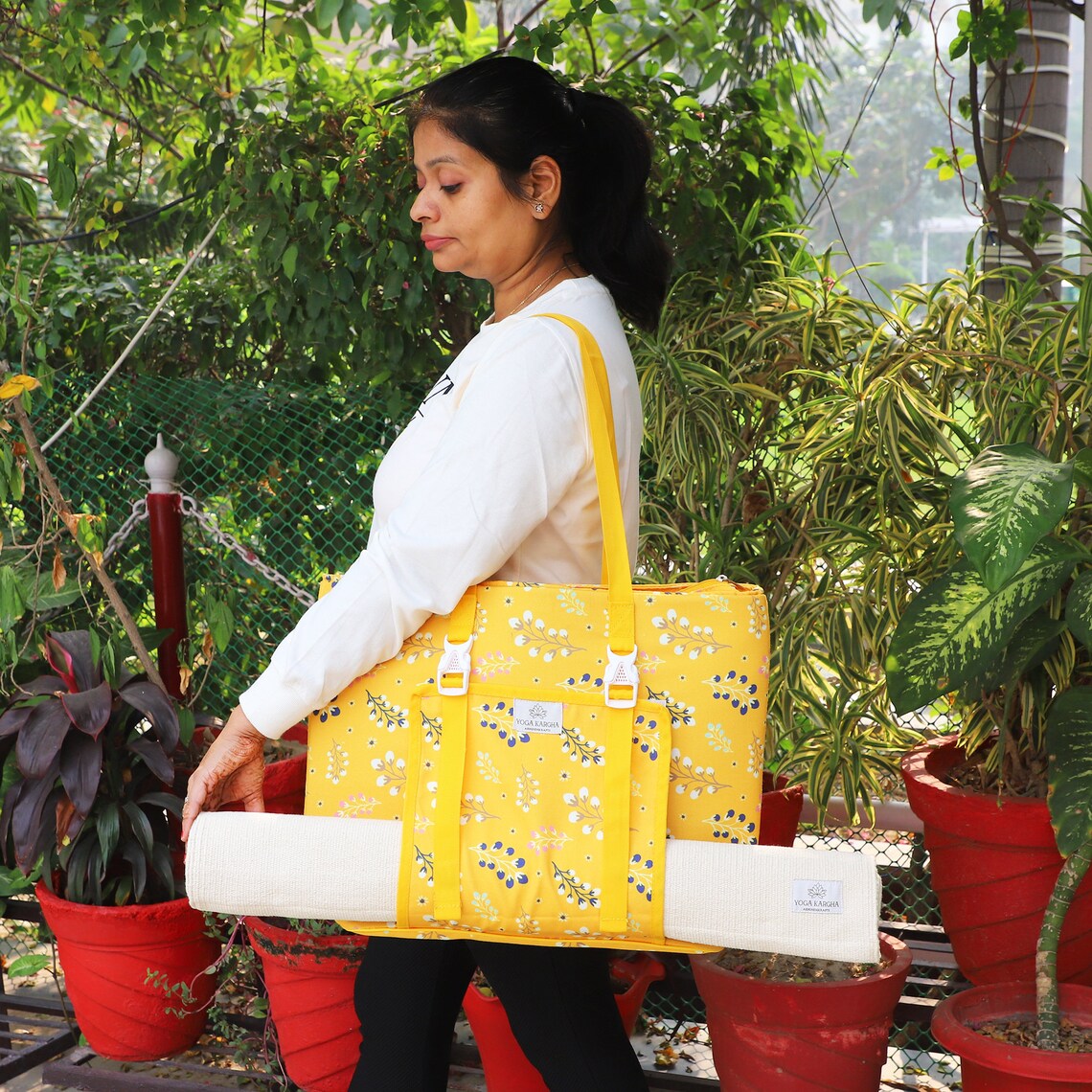 Handmade Upcycled Yoga Mat Bag 