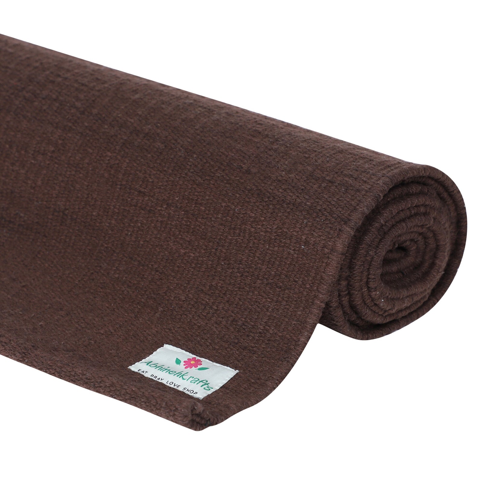 Wool & Cotton Premium Yoga Mat and Zafu Yoga Meditation Cushion